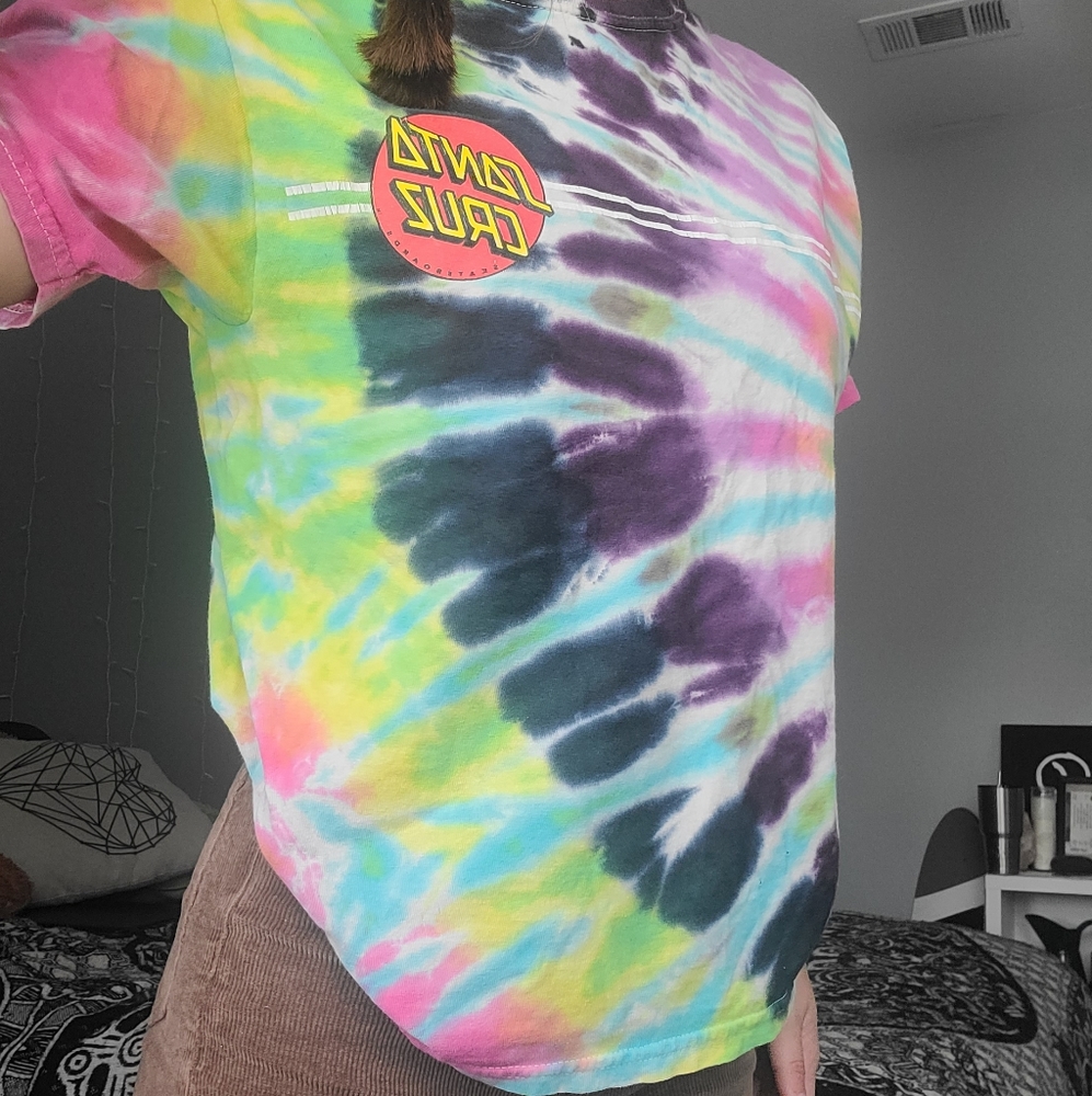 Tie dye Santa Cruz t-shirt